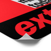 Motivatie Poster - Maak vandaag buitengewoon (Hoek)