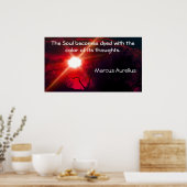 Motivatie Poster met citaat van de Romeinse keizer (Keuken)