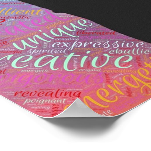 Motivatie Poster met enthousiasme (Hoek)