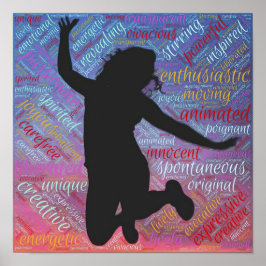 Motivatie Poster met enthousiasme