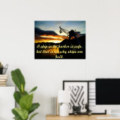 Motivatie Poster met nitisch thema (Thuiskantoor)