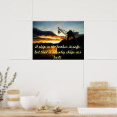 Motivatie Poster met nitisch thema (Keuken)