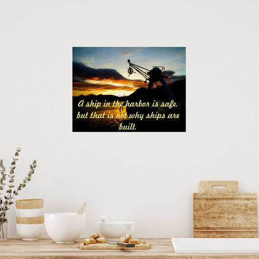 Motivatie Poster met nitisch thema (Keuken)