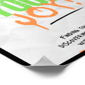 Motivatie Poster positief denken Wall Decor (Hoek)