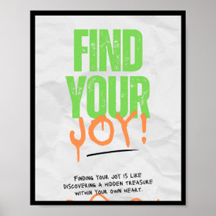 Motivatie Poster positief denken Wall Decor