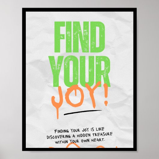 Motivatie Poster positief denken Wall Decor (Voorkant)