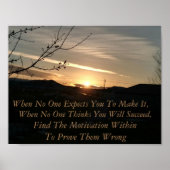 Motivatie-poster Poster (Voorkant)