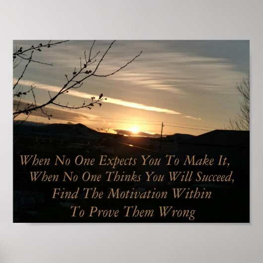 Motivatie-poster Poster (Voorkant)