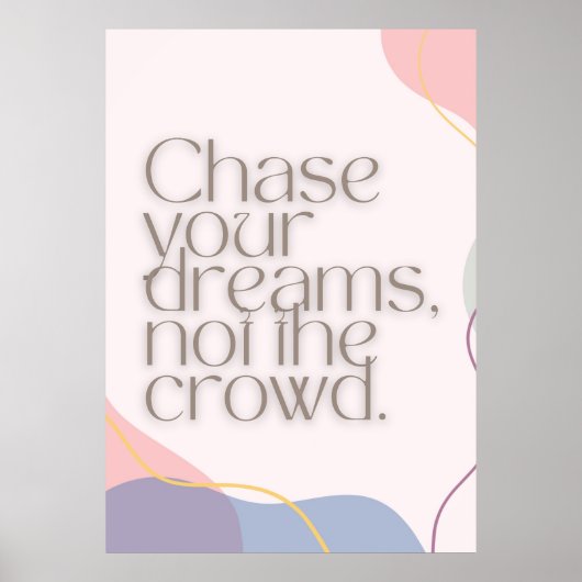 Motivatie Poster prijsopgave (Voorkant)