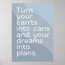 Motivatie Poster prijsopgave