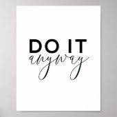 Motivatie Poster prijsopgave | Doe het toch (Voorkant)