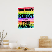 Motivatie Poster regenboogklaslokaal (Keuken)