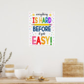 Motivatie Poster regenboogklaslokaal (Keuken)
