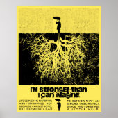 Motivatie Poster, Sterkte sterke vrouw Poster (Voorkant)