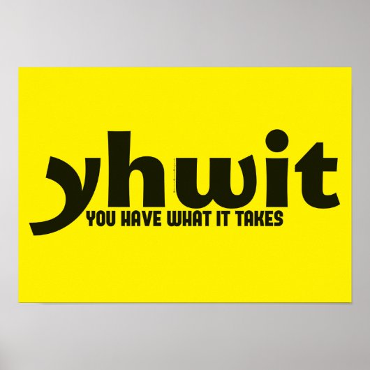 Motivatie Poster - u hebt wat het vergt (Voorkant)