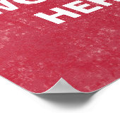 Motivatie Poster van het Citaat, Uw Eigen Woorden  (Hoek)