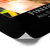 Motivatie Poster voor brandweerlieden (Hoek)