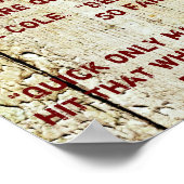 Motivatie Poster voor Cowboy Fast Draw (Hoek)