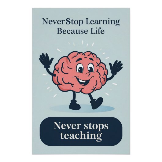 Motivatie Poster voor docenten en studenten (Voorkant)