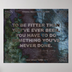 Motivatie Poster voor Fitness Quote #005