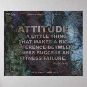 Motivatie Poster voor Fitness Quote #012