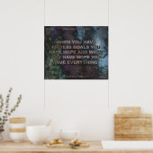 Motivatie Poster voor Fitness Quote #014 (Keuken)