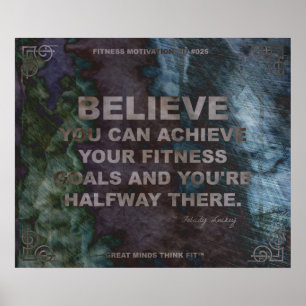 Motivatie Poster voor Fitness Quote #025