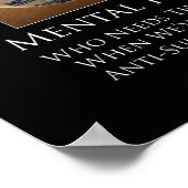 Motivatie Poster voor geestelijke gezondheid (Hoek)