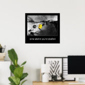 Motivatie Poster voor groei (Thuiskantoor)