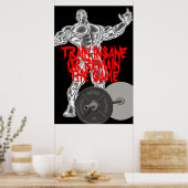 Motivatie Poster voor het wegen tegen stuurhutten (Keuken)