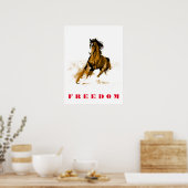 Motivatie Poster voor paarden (Keuken)
