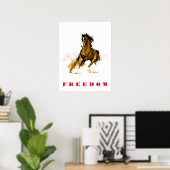 Motivatie Poster voor paarden (Thuiskantoor)