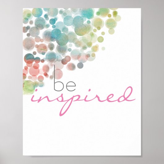  motivatie poster voor prijsopgave geïnspireerd (Voorkant)