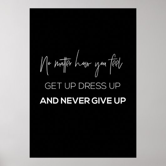 Motivatie Poster voor resultaat (Voorkant)