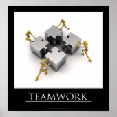 Motivatie Poster voor teamwerk (Voorkant)
