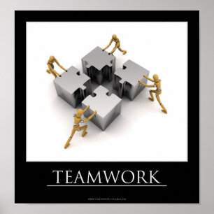 Motivatie Poster voor teamwerk