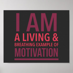 Motivatie Poster voor typografie