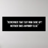 Motivatie Poster voor workout (Voorkant)