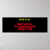 Motivatie Poster voor workout (Voorkant)