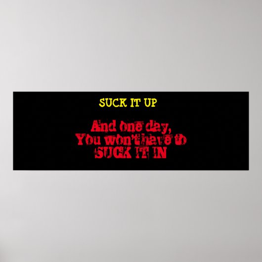 Motivatie Poster voor workout (Voorkant)