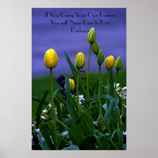 Motivatie Poster - Wees je eigen licht (Voorkant)
