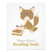 Motivatie Poster Woodland Fox (Voorkant)