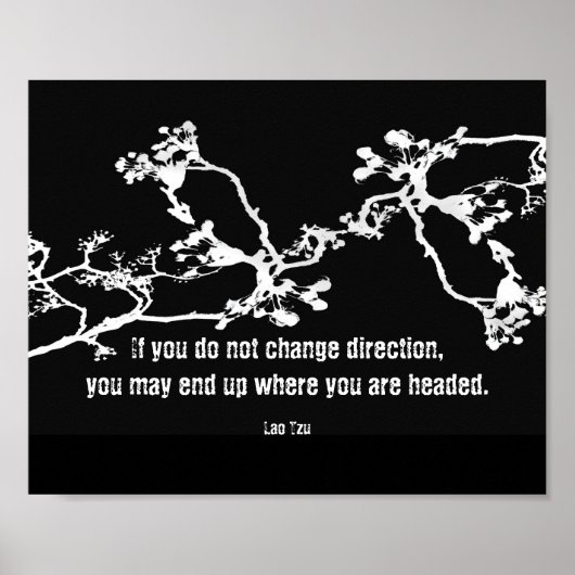 motivatie,  poster zwart-wit (Voorkant)