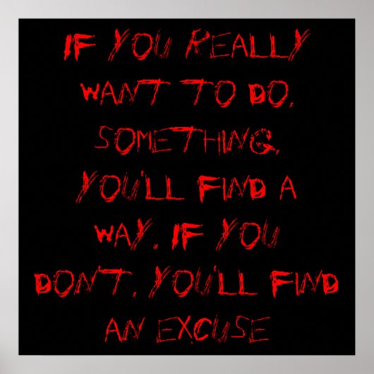 Motivatie Posters voor werkuitgangen (Voorkant)