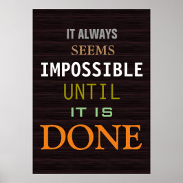 Motivatie potentieel Citaat Houten Patroon Poster