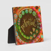 Motivatie potentiële  inspiratie Ezel Fotoplaat (Voorkant)