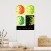 Motivatie prestatie Basketball Sport Pop Art Poster (Keuken)