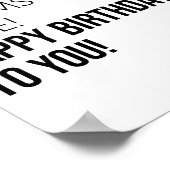 Motivatie prettige verjaardag poster (Hoek)