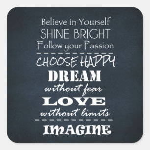 Motivatie prijsbindingen vierkante sticker