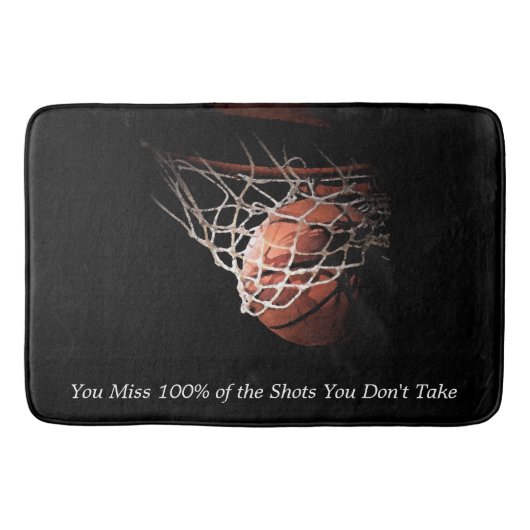 Motivatie prijsopgave Basketball Badmat (Voorkant)